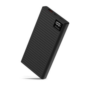 Foxin 22.5W Fast Charging Powerbank 10,000mAh, Lightweight Travel Essential | Black