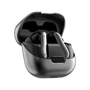 Amazon Basics TWS in-Ear Earbuds (AB-T01B) with Fast Charging up to 80 Hours of Playtime | Touch Control (Grey)