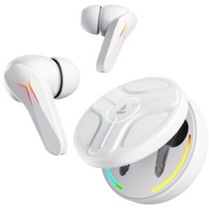 boAt Immortal 141 TWS Gaming Earbuds with ENxᵀᴹ Tech, Up to 40 Hours Playtime, (White Sabre)