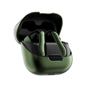 Amazon Basics TWS in-Ear Earbuds (AB-T01B) with Fast Charging up to 80 Hours of Playtime |  Touch Control (Green)