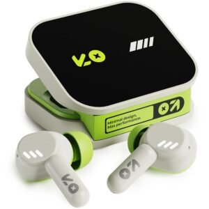 GOBOULT Tenet in Ear TWS Earbuds with 75H Playtime, Amp App Support (Neon Green)