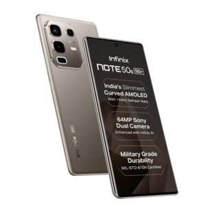Infinix Note 50s 5G+ (Titanium Grey, 6GB RAM, 128GB Storage)