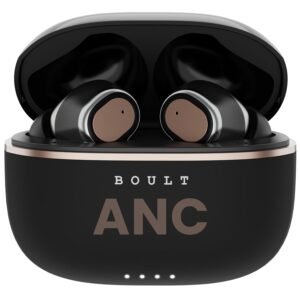 Boult Z40 Ultra ANC in Ear Earbuds with 100H Playtime, Dual Device Pairing,(Black)