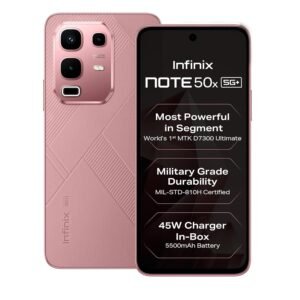 Infinix Note 50x 5G+ (Sunset Spice Pink, 8GB RAM, 128GB Storage)