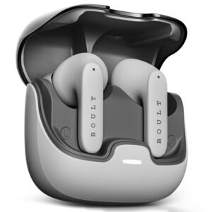 Boult Audio Z40 True Wireless in Ear Earbuds with 60H Playtime, IPX5, Bluetooth 5.3 Ear Buds TWS (White)
