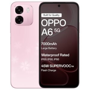Oppo A6 5G (Sakura Pink, 4GB RAM,128GB Storage)