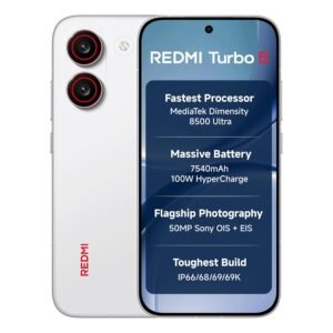 REDMI Turbo 5 (12GB + 256GB) Turbo White